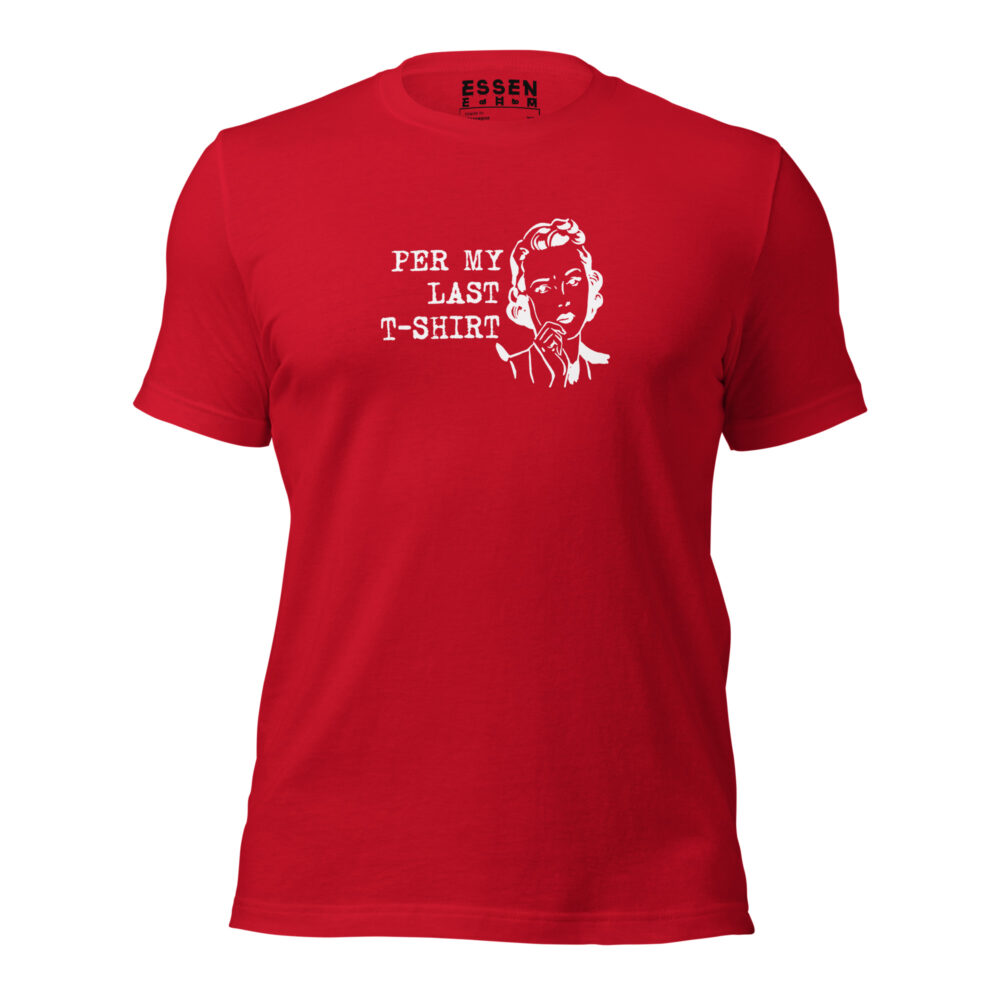 Per My Last T-Shirt - Hiker T-Shirt Red