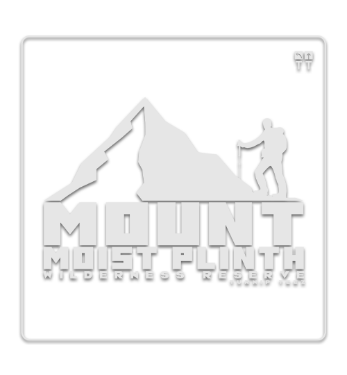Mount Moist Plinth Wilderness Reserve Graphic Logo