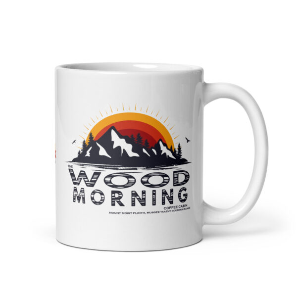 The Wood Morning Coffee Cabin Mug