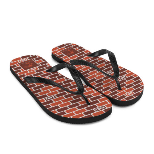 Another Brick in the Wall Flip Flops