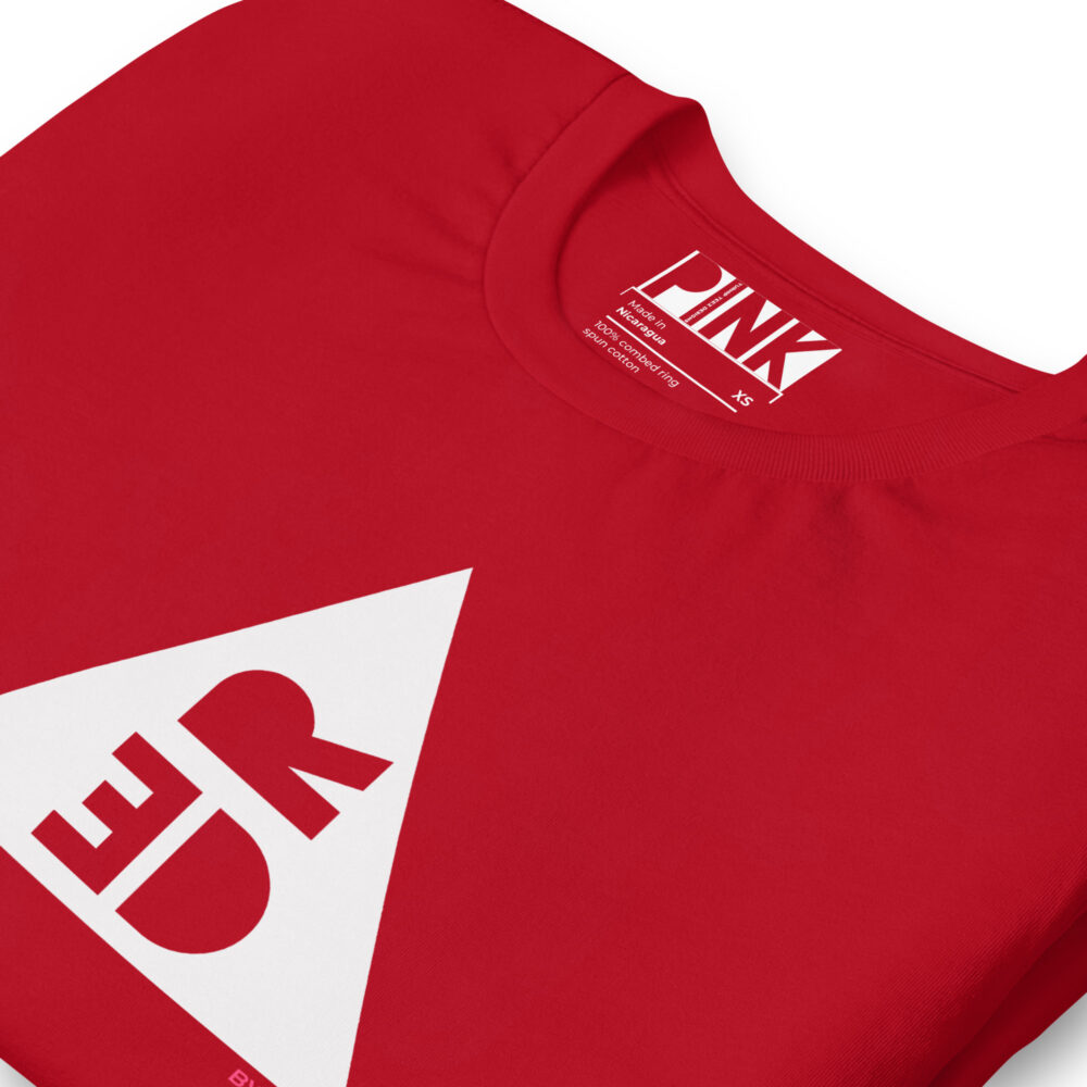 The RED by PINK Hiker T-Shirt folded