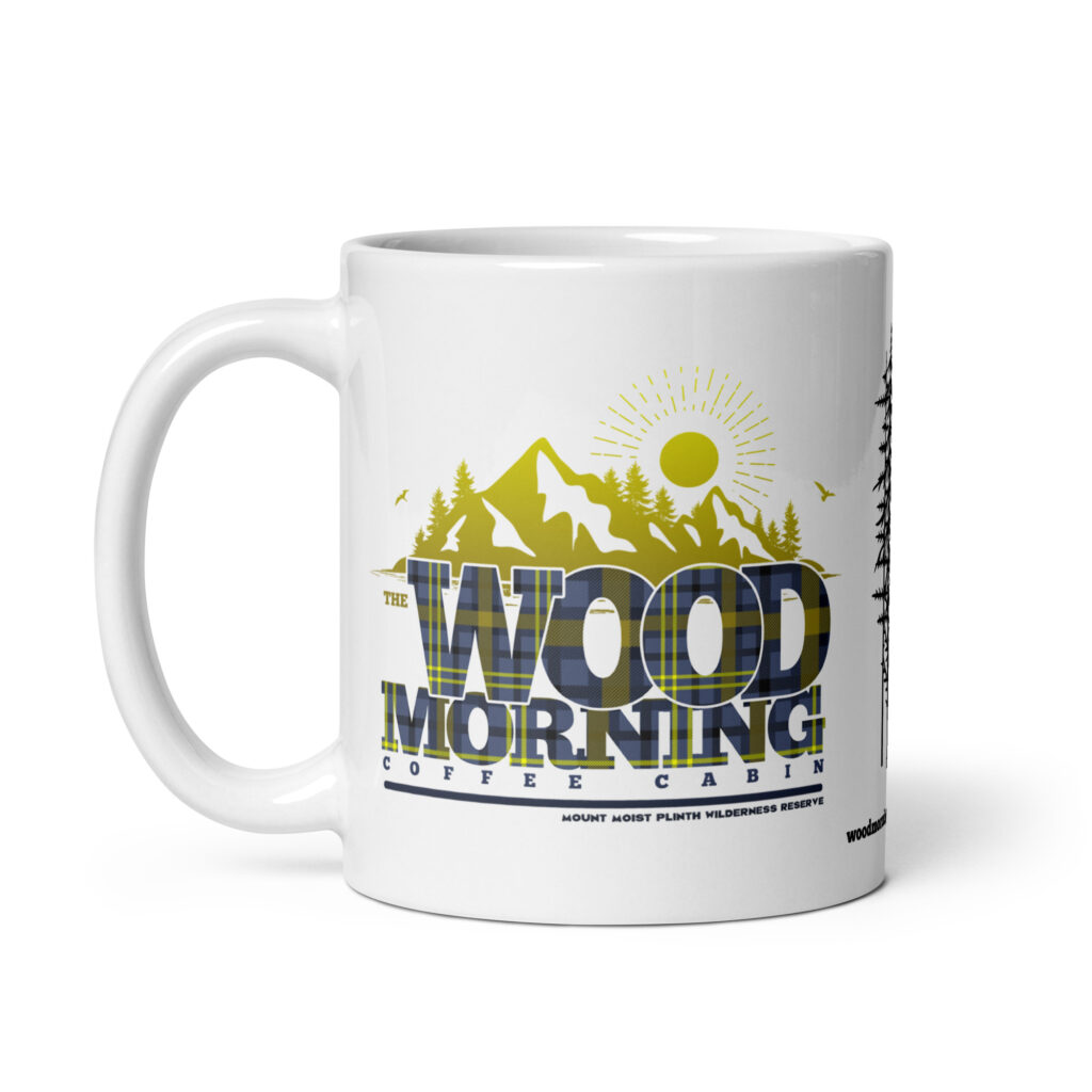 Wood Morning Midnight Tartan Mug