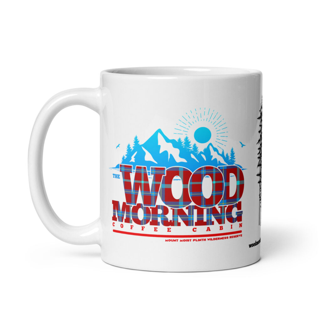 Wood Morning Friendship Tartan Mug