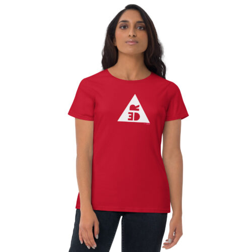 RED by PINK Fitted T-Shirt Womynz