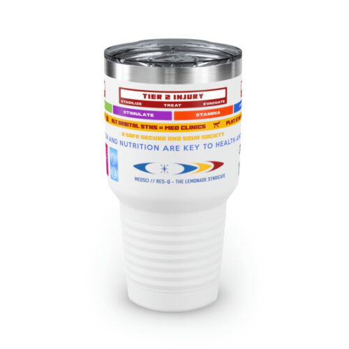 First Aid Triage - 880mL premium stainless steel insulate tumbler with no condensation finish