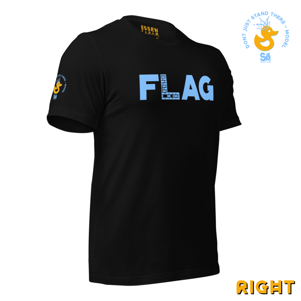 air crew blue flag it essen ehm tee right sleeve side view