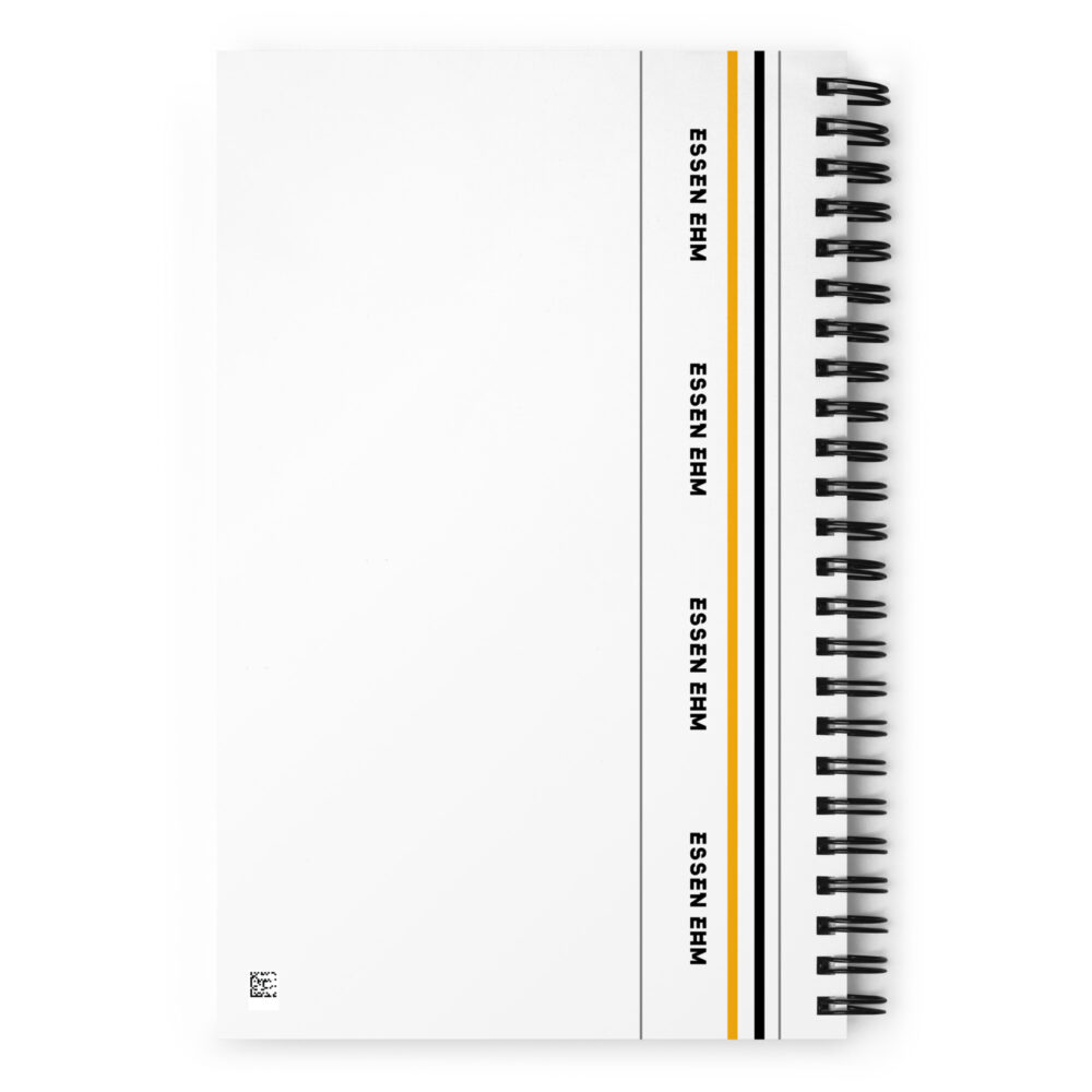 Essen Ehm Briefs Spiral Note Book - Black 'n Gold