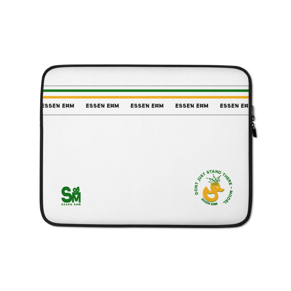 Essen Ehm Briefs Laptop Sleeve - Green 'n Gold 15