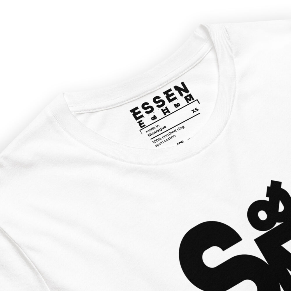 essen ehm logo tee no r tag close up