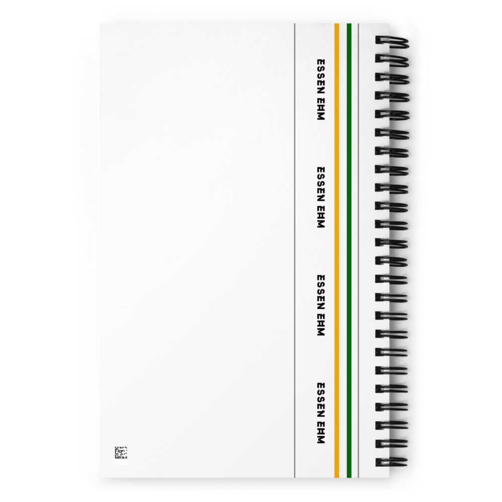 Essen Ehm Briefs Spiral Note Book - Green 'n Gold