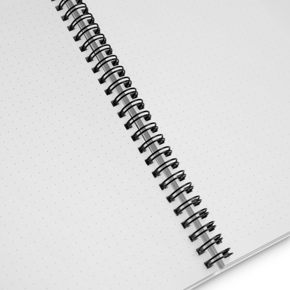 Spiral Notebook Inside // Blank Page