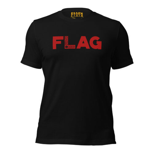 red essen ehm flag it tee - front view