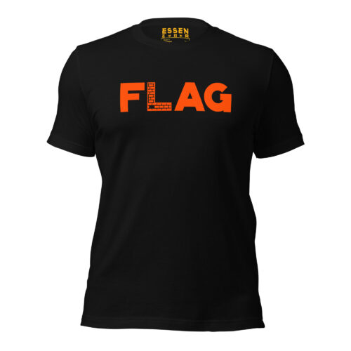 orange essen ehm flag it tee - front view