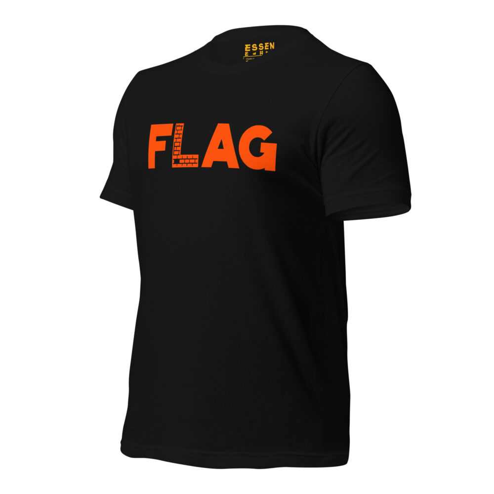 orange essen ehm flag it tee - left side