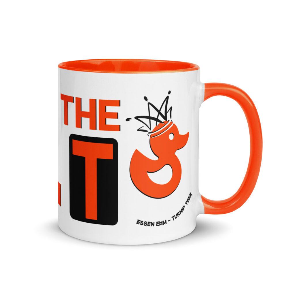 Spill the Duck'ing T Mug // Orange