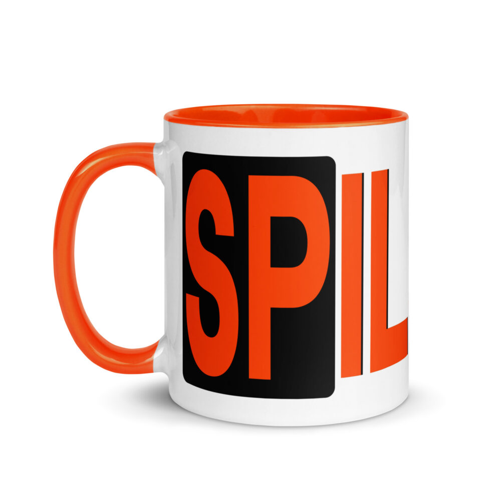 Spill the Duck'ing T Mug // Orange