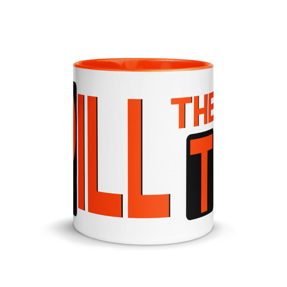 Spill the Duck'ing T Mug // Orange