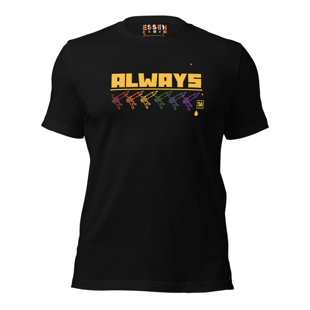 Always Over Caulk Prism Tshirt by Essen Ehm