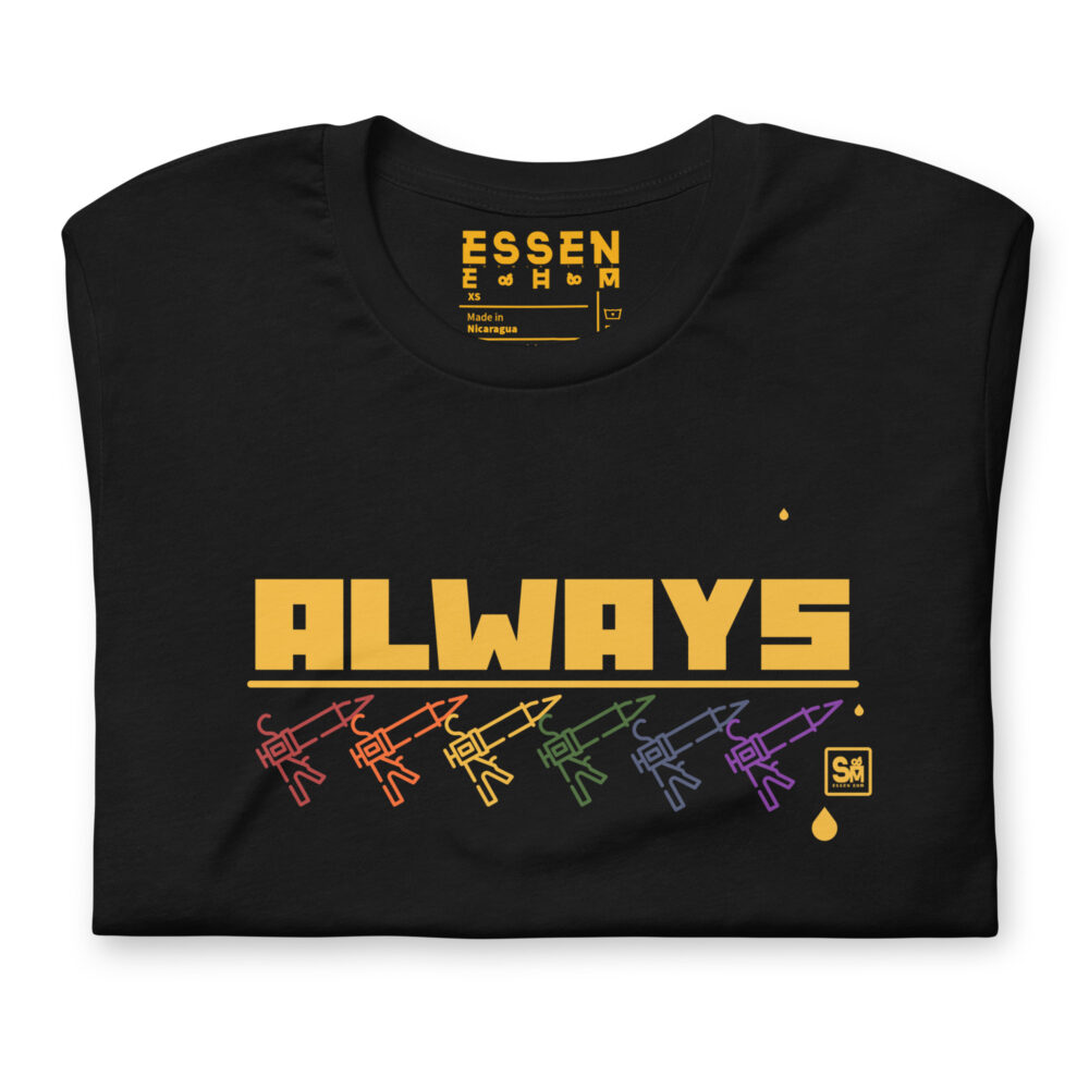 Always Over Caulk Prism Tshirt by Essen Ehm