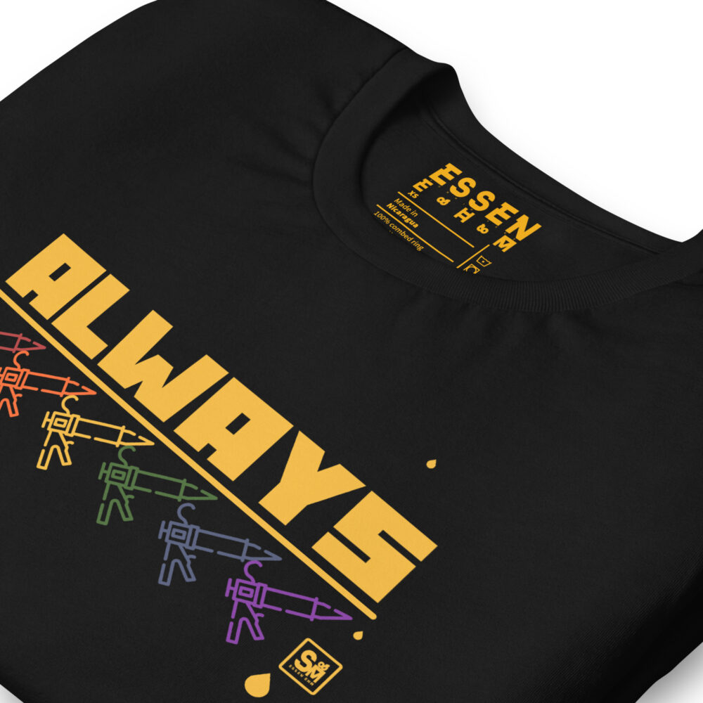 Always Over Caulk Prism Tshirt by Essen Ehm